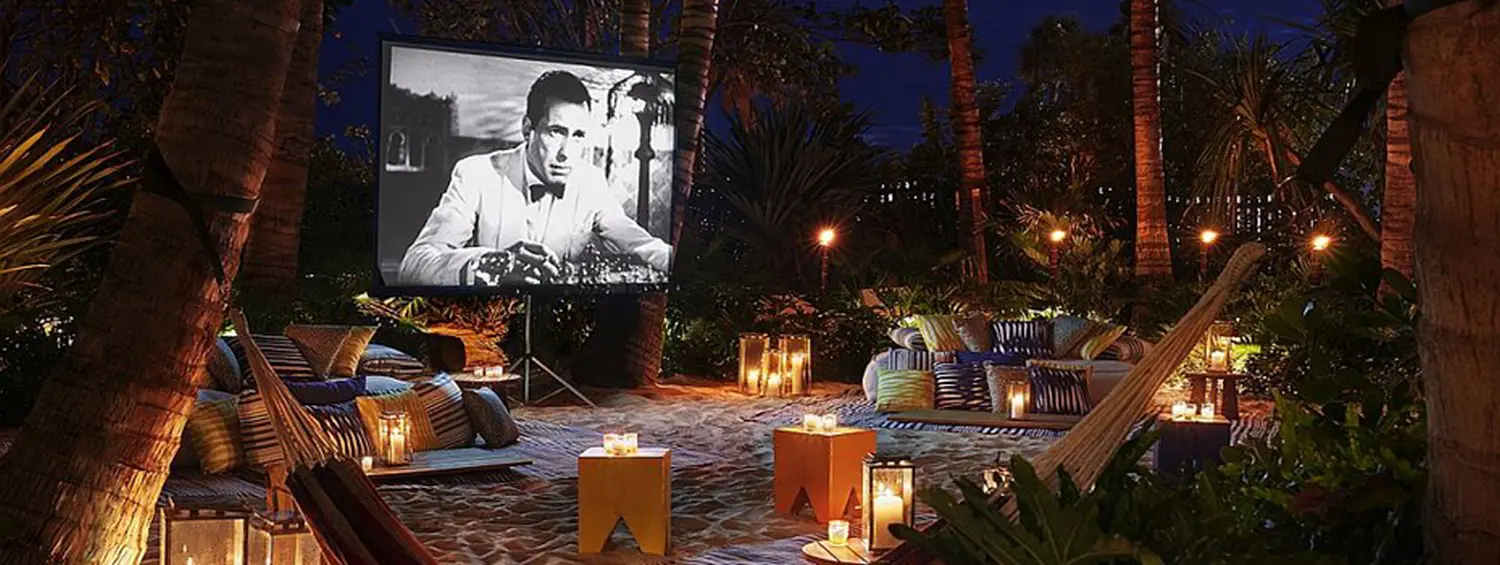 Open Air Kino - Mallorca von LumaTrix