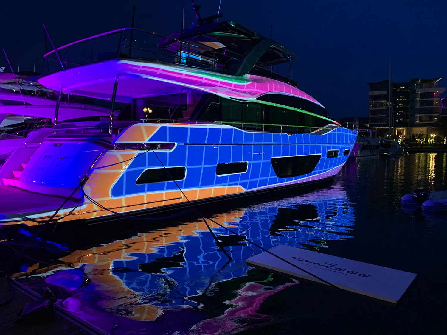 Mallorca, Boat Projection Mapping - Mallorca von LumaTrix
